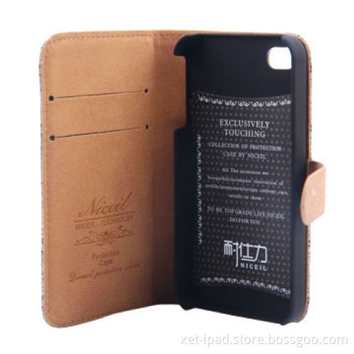 Mobile Phone Covers for iPhone 4/4S with PC Covered by PU Leather